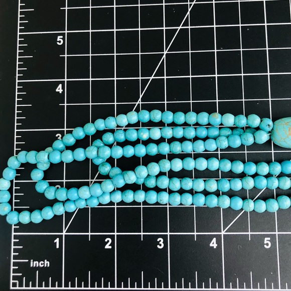 Vintage turquoise bead southwestern style necklace 💙 - Picture 12 of 13